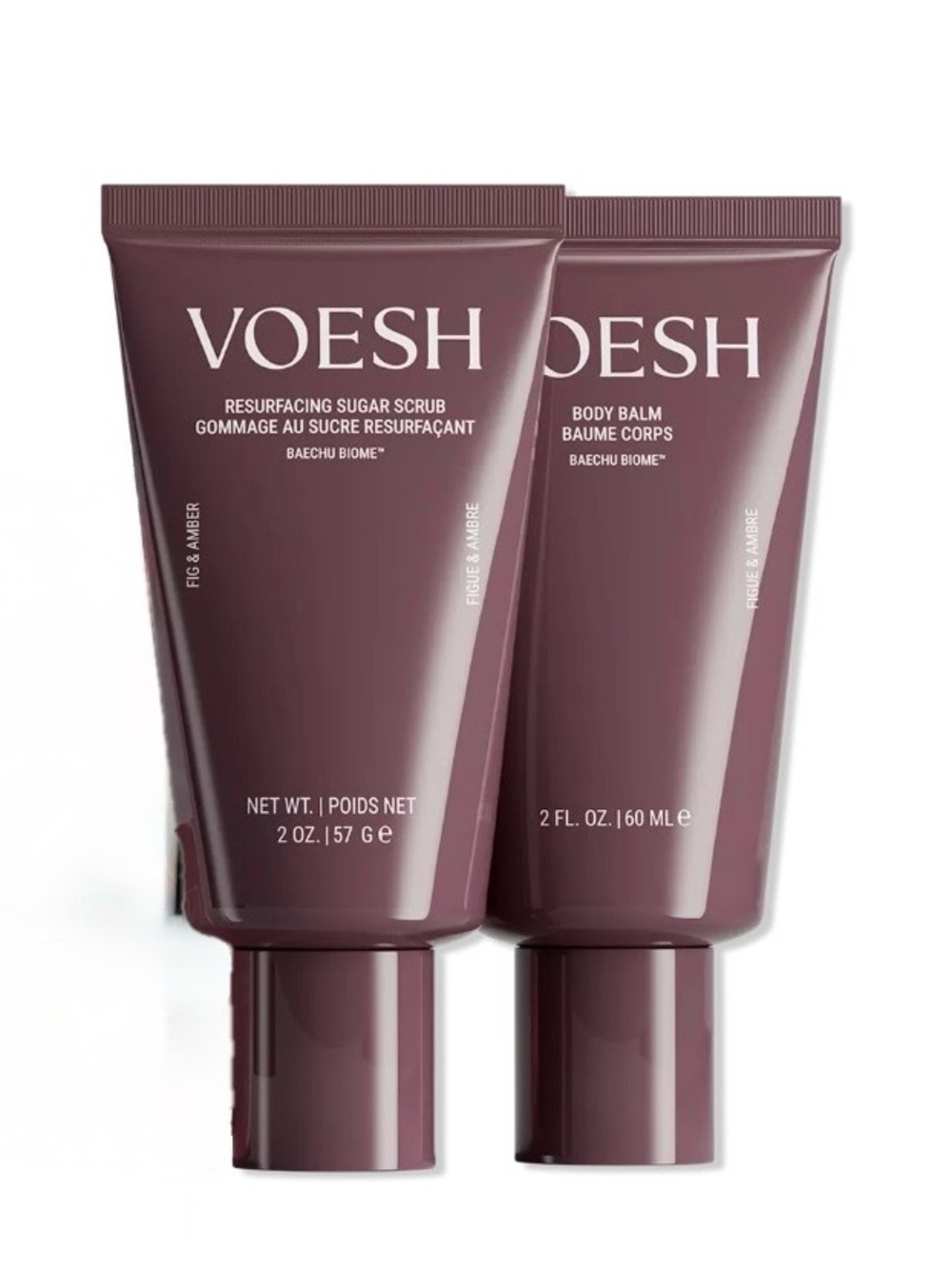 Voesh Fig & Amber Body Balm and Sugar Scrub